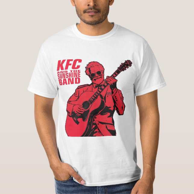 Camiseta KFC e a Banda do Sol - Frente do Han do Violão (Frente)