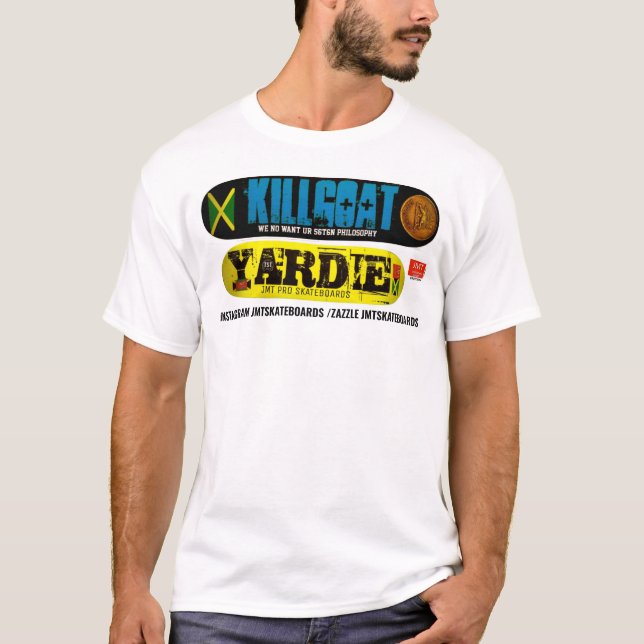 Camiseta KG YARDIE SKATEBOARD T-Shirt (Frente)