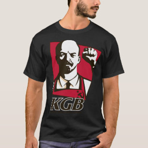 Camiseta KGB Lenin Putin Rússia soviética Propaganda NKVD R