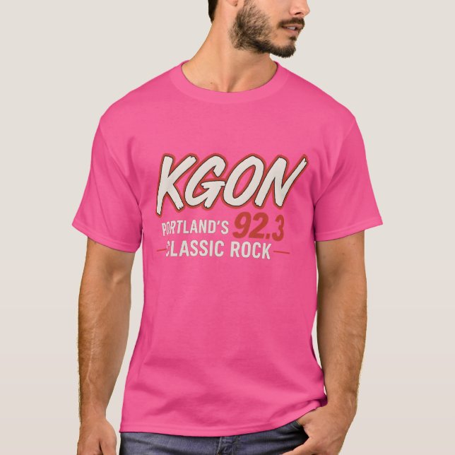 Camiseta KGON 92.3 - Portland Classic (Frente)
