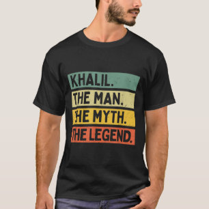 Camiseta Khalil O Homem O Mito A Lenda Personali Engraçado