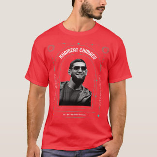 Camiseta Khamzat Chimaev Chechen Gangster MMA Fighter