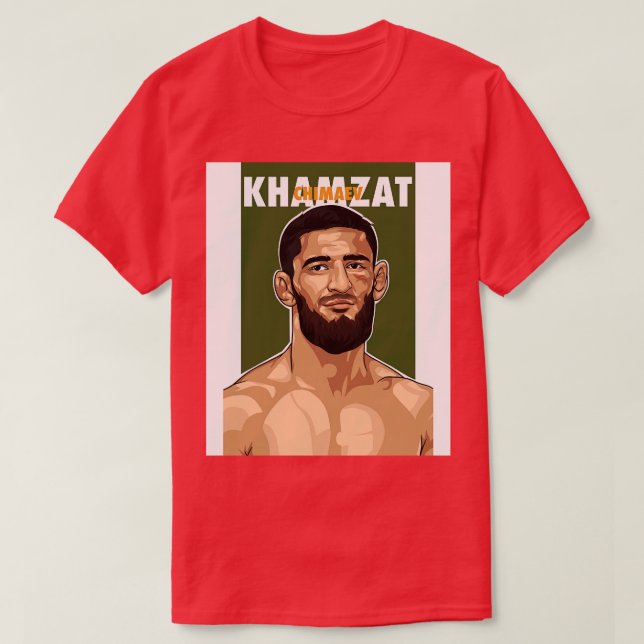 Camiseta Khamzat Chimaev TShirt (Frente do Design)