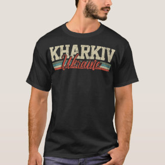 Camiseta Kharkiv Ucrânia Viagem Souvenir Retro Vintage Gift