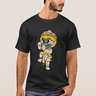Camiseta Khmer Tailandês E Lao Hanuman Idol Monkey K, Do Ca