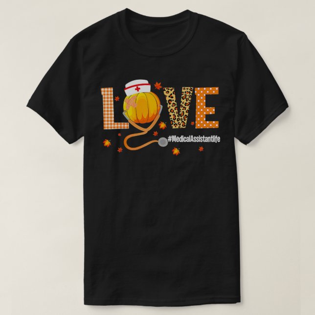 Camiseta Ki Adora Pumpkin, Medicina de Ação de Graças (Frente do Design)