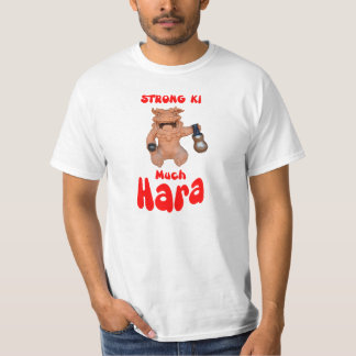 Camiseta Ki forte muito Tshirt do branco de Hara