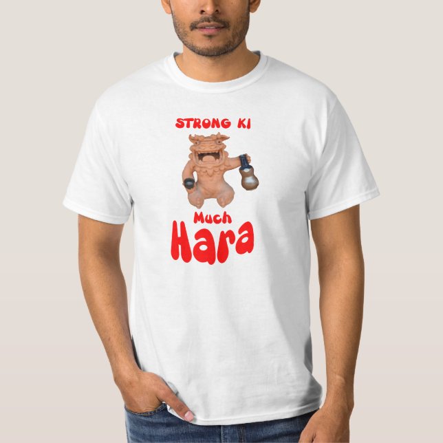 Camiseta Ki forte muito Tshirt do branco de Hara (Frente)