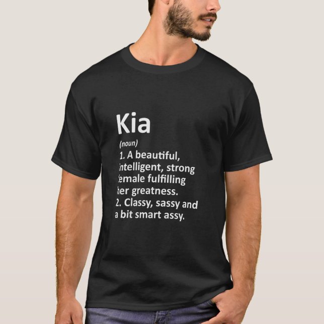 Camiseta KIA Definition Personalized Funny Christmas (Frente)