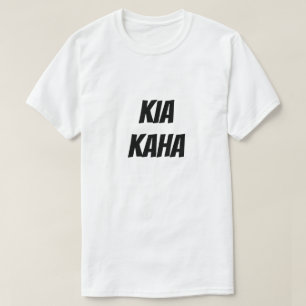Camiseta Kia Kaha Fique forte em Maori