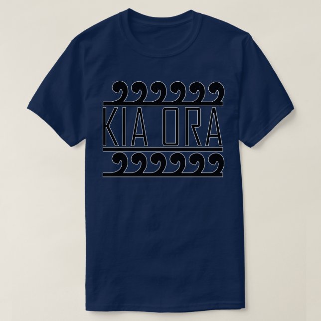 Camiseta Kia Ora (Frente do Design)