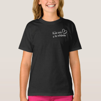 Camiseta Kia ora e te whānau! Para a família NZ T-Shirt