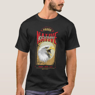 Camiseta Kichtawank Native American Eagle Spirit Vintage Ho