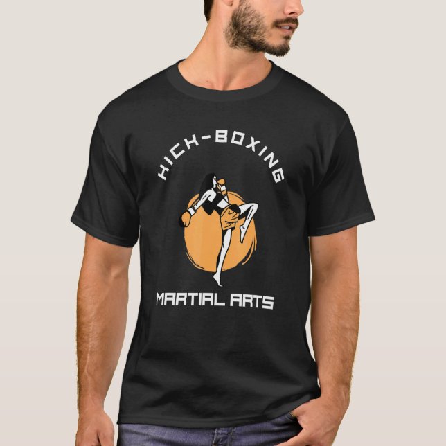 Camiseta Kick-Boxing Kickboxing Vintage (Frente)