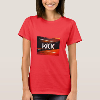Camiseta Kick Logo T-Shirt - Design preto e moderno