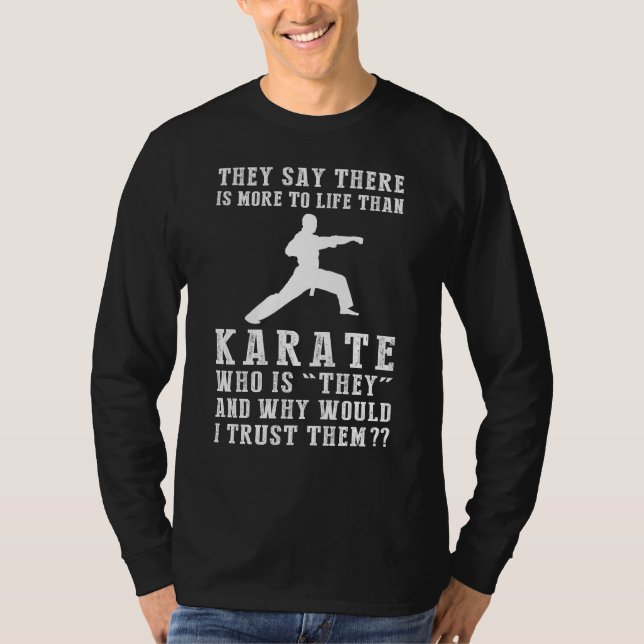 Camiseta Kick, Ria, Conquiste: Desafiando-os com Karate (Frente)