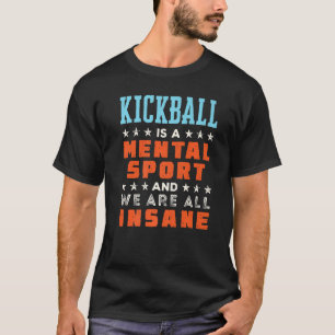 Camiseta Kickball é treinador de jogadores de esporte menta