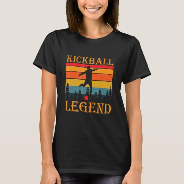 Camiseta Kickball Legend Kickball Kickball Player (Frente)