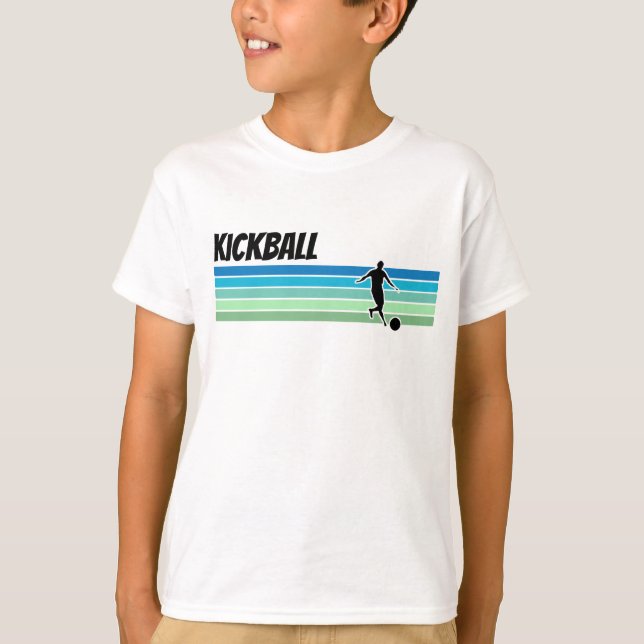 Camiseta Kickball retro (Frente)