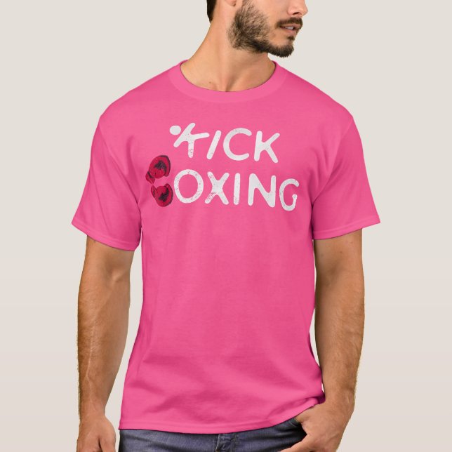 Camiseta Kickboxeando Combatendo Esporte Muay Thai Mma Tail (Frente)
