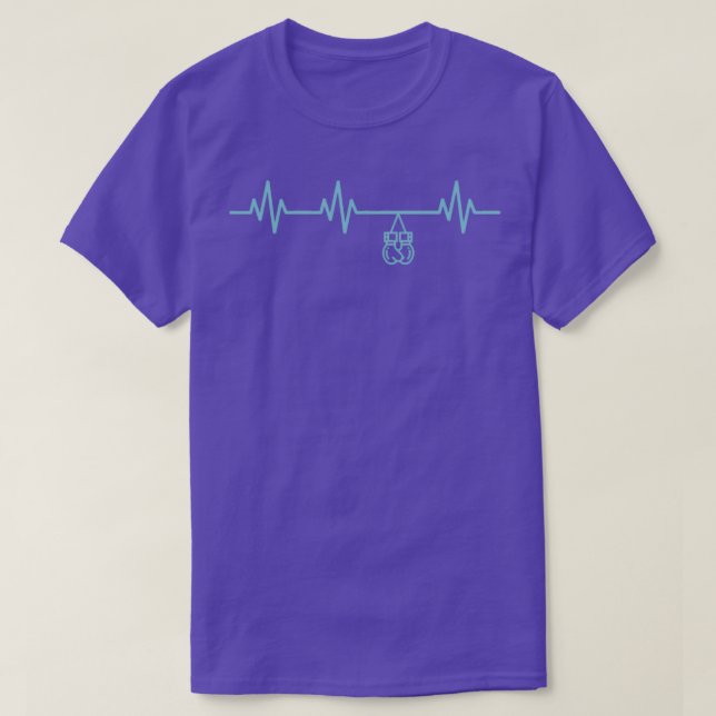 Camiseta Kickboxer Boxer Gama Lifeline Heartbeat Life Lo (Frente do Design)