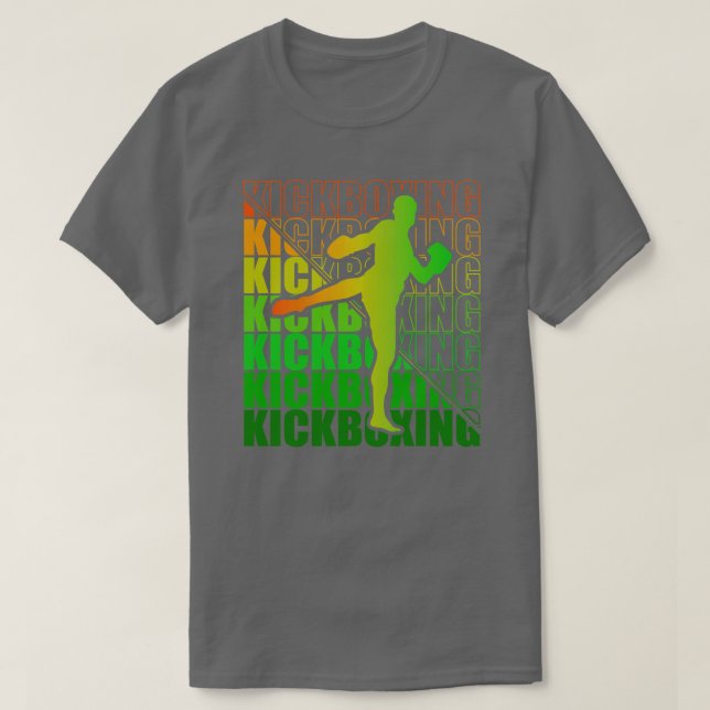 Camiseta Kickboxer de Artes Marciais 32 (Frente do Design)