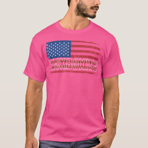 Camiseta Kickboxer de Bandeiras Americanas