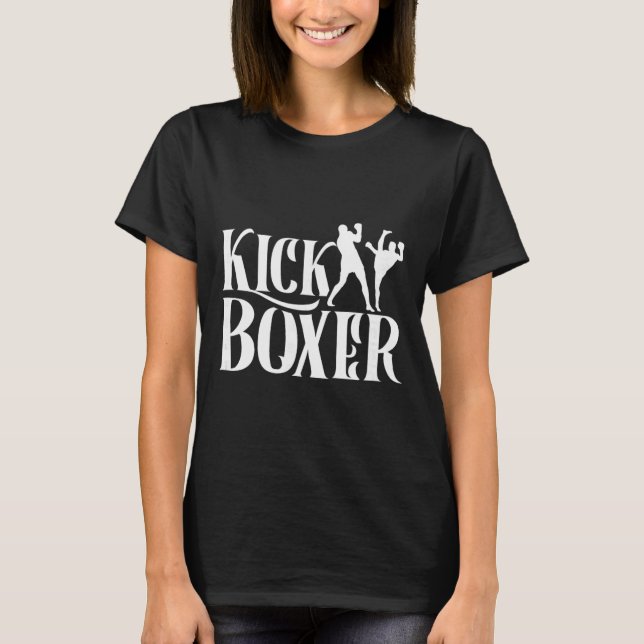 Camiseta Kickboxer Kickbox Kick Boxing Kickboxing Artes Mar (Frente)