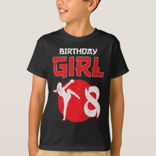 Camiseta Kickboxing 8 Anos Aniversário Mma Artes Marciais G