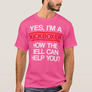 Camiseta Kickboxing Ajuda a Chutar o Workout de Boxing