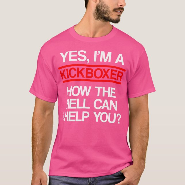 Camiseta Kickboxing Ajuda a Chutar o Workout de Boxing (Frente)