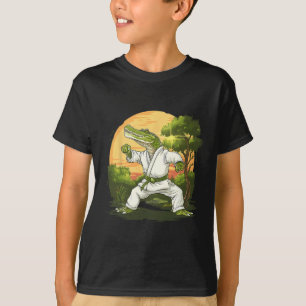 Camiseta Kickboxing Crocodilo Taekwondo Caratê Mma Engraçad
