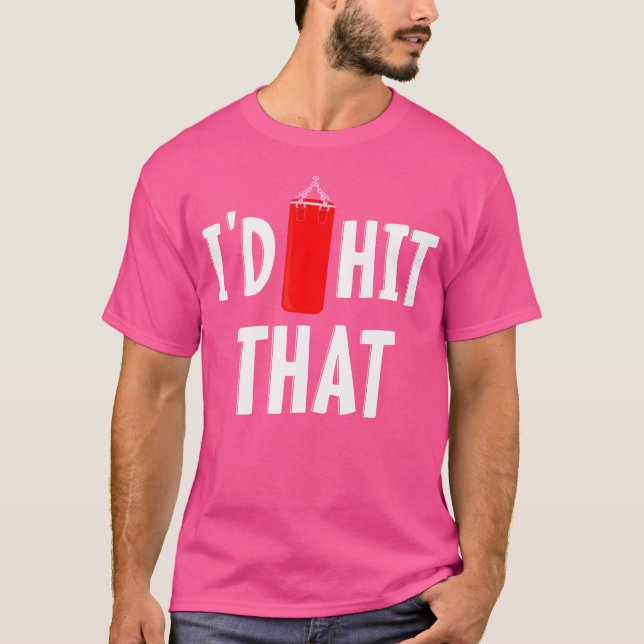 Camiseta Kickboxing de texto Hilarious in a box (Frente)