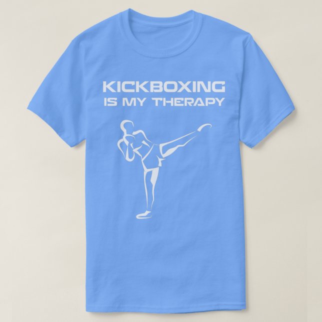 Camiseta kickboxing é meu terapeuta 2 (Frente do Design)