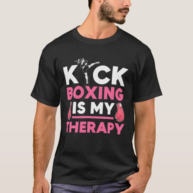 Camiseta Kickboxing É Minha Terapia (Frente)