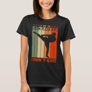 Camiseta Kickboxing Eu Sou um Kickboxer Não Desisto Retro