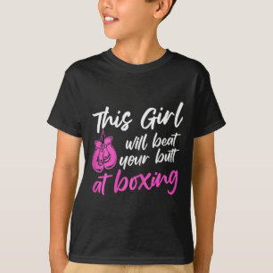Camiseta Kickboxing Feminino Esta Garota Vai Dar uma Surra