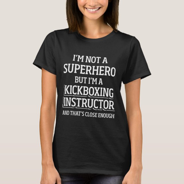 Camiseta Kickboxing Instructor Kick Boxing Workout _5  (Frente)