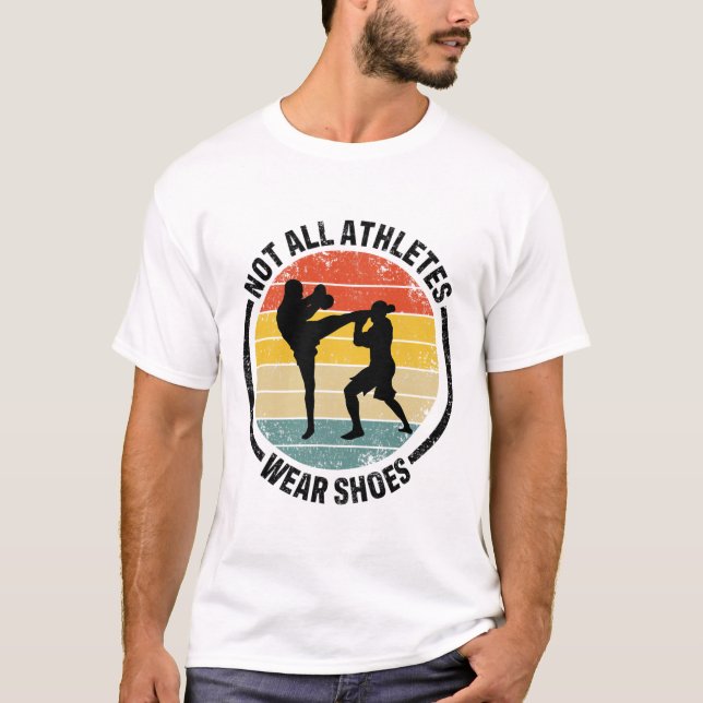 Camiseta Kickboxing Kick Boxing Nem Todos Os Atletas Vestem (Frente)