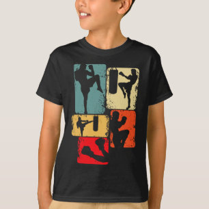 Camiseta Kickboxing Kickboxer Caratê Taekwondo Meninos Cria
