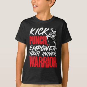 Camiseta Kickboxing Kickboxer Chute Soco Fortaleça Seu Inte