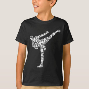 Camiseta Kickboxing Kickboxer Karatê Meninos Crianças Homen