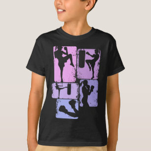 Camiseta Kickboxing Kickboxer Taekwondo Karate Garotas Mulh