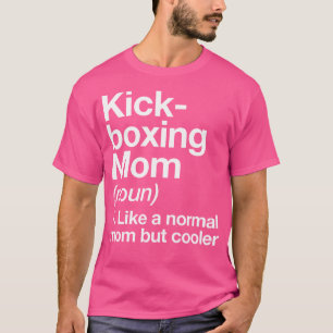 Camiseta Kickboxing Mãe Definição Engraçada Esportes Arte M