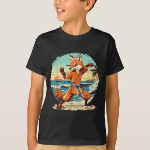 Camiseta Kickboxing Raposa Taekwondo Caratê Mma Engraçado A