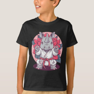 Camiseta Kickboxing Rino Taekwondo Caratê MMA Engraçado
