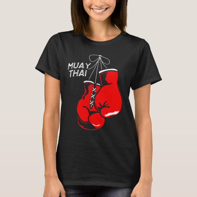 Camiseta Kickboxing Thai Boxing Muay Thai Luvas (Frente)
