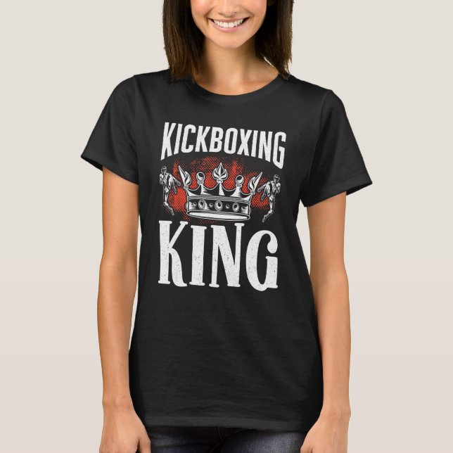 Camiseta Kickboxing Vintage Kickboxing King (Frente)
