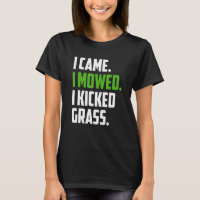 Kicked Grass Lawn Mower Mow Landscapi
