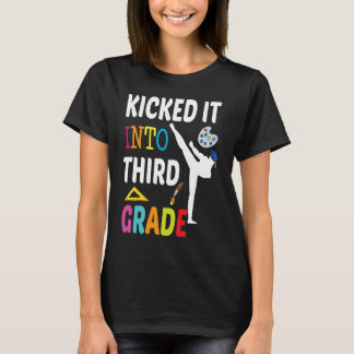 Camiseta Kicked into 3rd Grade Karate Back To School